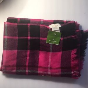 Kate Spade Woodland plaid oblong